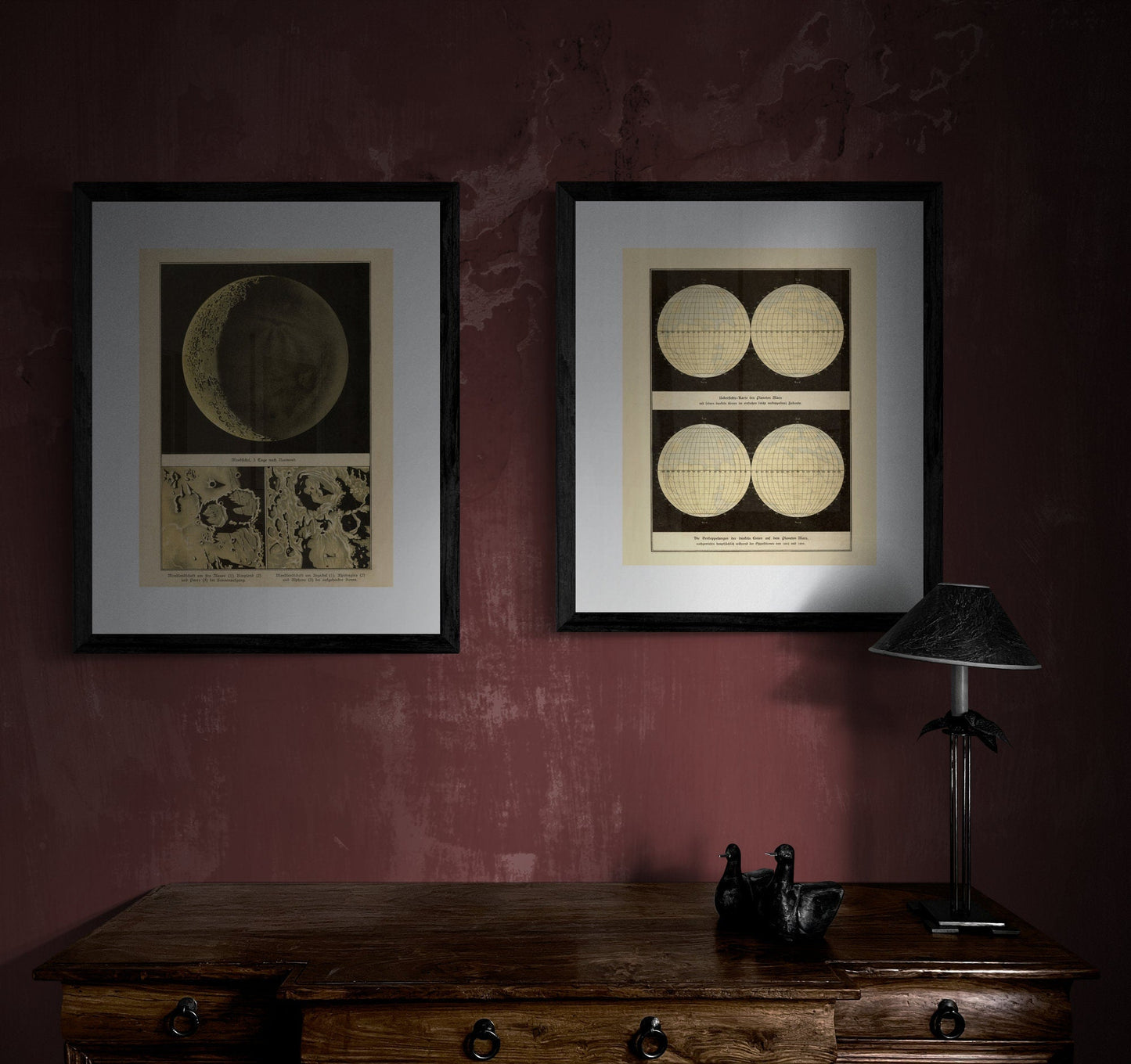 Mars Antique Art Reproduction